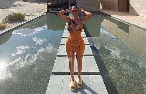 Kylie Jenner in Loud Brand Studios' outfit. (Photo | LoudBrandStudios, Instagram)