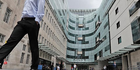 The headquarters of the publicly funded BBC in London. (Photo | AP)