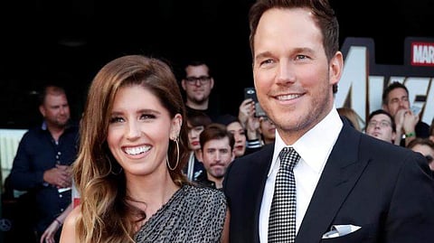 Katherine Schwarzenegger and Chris Pratt.