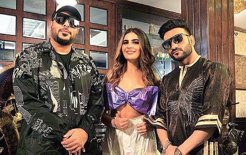 Deepti Sadhwani with Badshah and Faizalpuria
