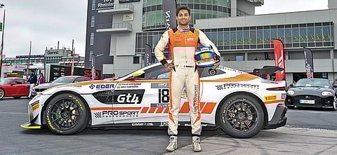 India racer Akhil Rabindra