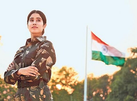 Janhvi Kapoor in and as 'Gunjan Saxena'