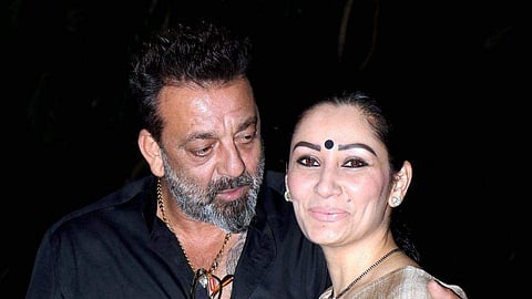 Bollywood actor Sanjay Dutt with wife Maanayata Dutt. (File | PTI)