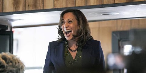 Democratic vice-presidential candidate Kamala Harris (Photo | AP)