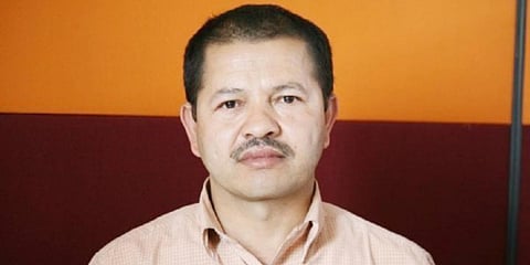Nepali journalist Balaram Baniya (Photo| Twitter)