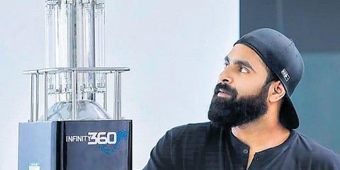 Smart Ultraviolet Germicidal device developed by Avinash Gandi will be virtually displayed at the State-level ‘Exhibition of Innovation’ on Independence Day.