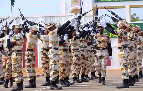 The 90,000-personnel strong ITBP guards the 3,488-km long LAC with China that runs from the Karakoram Pass in Ladakh to Jachep La in Arunachal Pradesh. (File photo | EPS)