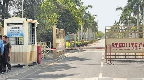 A view of Vedanta’s Sterlite copper unit in Thoothukudi.