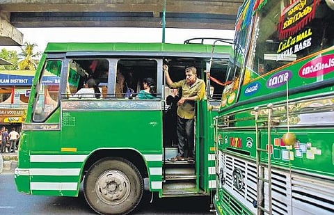 Private buses slam brakes in Kochi amid COVID-19 pandemic
