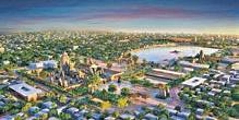 The first phase of the project includes outer access road development.