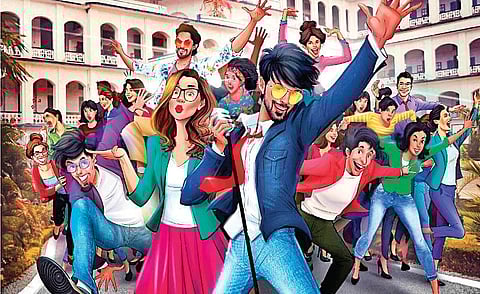 Still from Gajaanana and Gang'