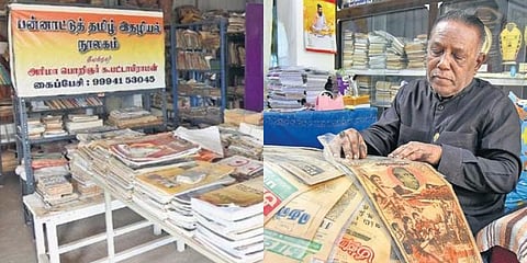 K Pattabiraman has dailies from the pre-Independence era, apart from journals on various topics. (Photo | EPS)