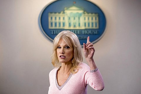 Conway, one of President Donald Trump’s most influential and longest serving advisers, announced Sunday, Aug. 23, 2020, that she would be leaving the White House at the end of the month. (Photo | AP)