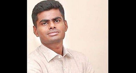 Former Karnataka cadre Indian Police service officer K Annamalai