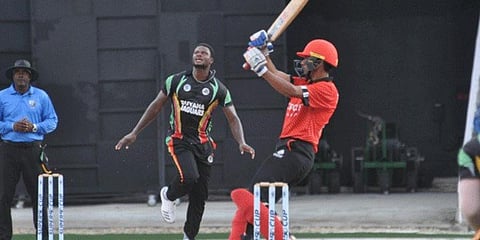 Canada cricket team in action (Twitter Photo)