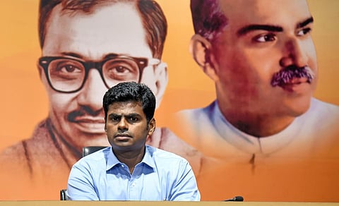 BJP state president K Annamalai.