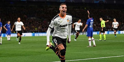 Valencia's Spanish striker Rodrigo. (Photo | AFP)