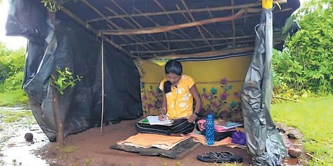 Swapnali Sutar’s picture had gone viral on social media. (Photo | EPS)