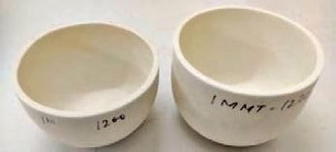 Ceramic cups made from the extracts