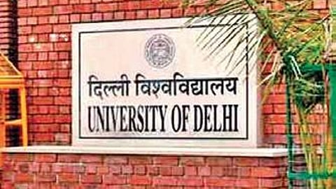 Delhi University.