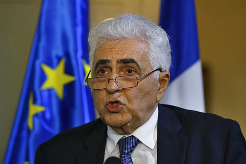 Nassif Hitti's resignation is a blow to Hassan Diab’s government, which has struggled to implement reforms amid rapidly spiraling inflation and soaring unemployment and poverty. (Photo | AP)