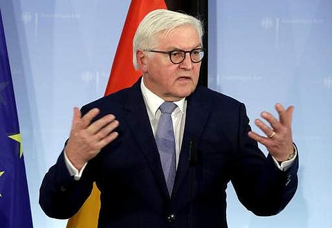Germany president Frank-Walter Steinmeier. (File photo | AP)