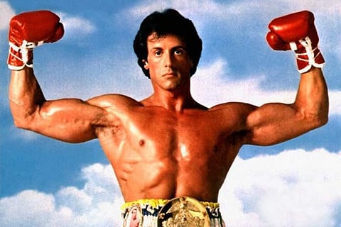 Sylvester Stallone played the titular boxer Rocky Balboa in the popular franchise (File Photo)