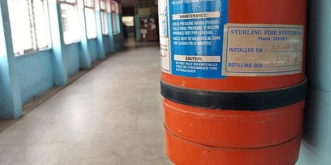 Image of a fire extinguisher used for representational purpose only