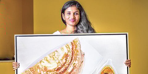 Hyderabad-based artist Sarasvathy TK