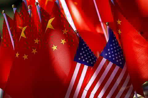 US and China flags used for representational purpose (File photo| AP)