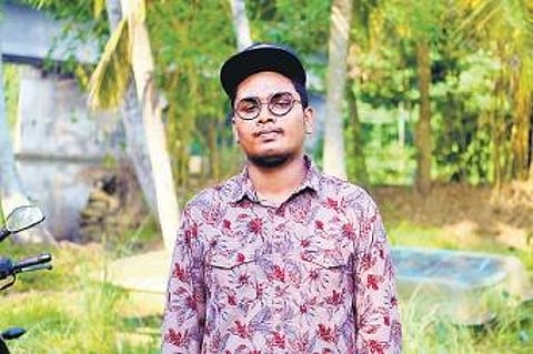 Noufal S is a self-taught artist from Poovar, Thiruvananthapuram