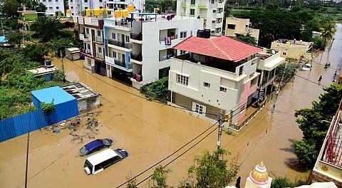 Karnataka has assessed the damage caused by floods at Rs 8,000 crore. (Photo | Vinod Kumar T, EPS)