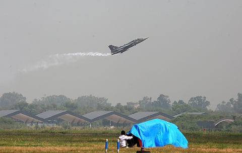 The multi-role Rafale jets, built by French aerospace major Dassault Aviation, are known for air-superiority and precision strikes. (Photo | Shekhar Yadav, EPS)