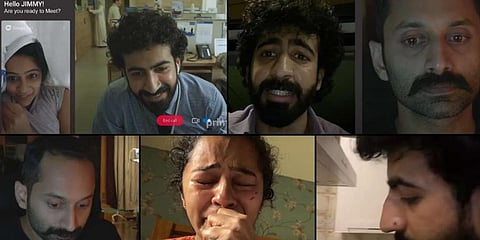 A still from Fahadh Faasil-starrer 'C U Soon'.