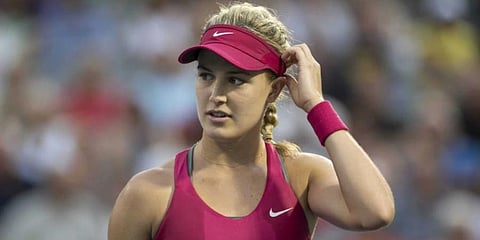 Former WTA World Number 5 Eugenie Bouchard (Photo | AP)