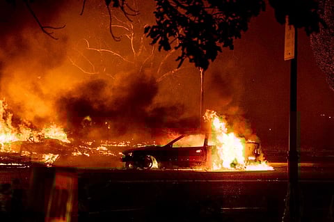 This photo taken by Talent, Ore., resident Kevin Jantzer shows the destruction of his hometown as wildfires ravaged the central Oregon town near Medford. (Photo | AP)