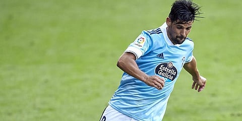Celta Vigo's Nolito in action against Eibar (Photo | RC Celta Twitter)
