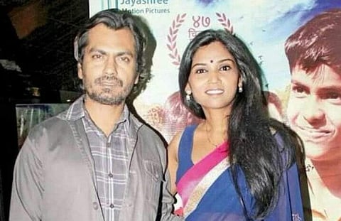 Nawazuddin Siddiqui with Aaliya Siddiqui