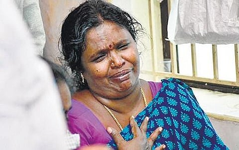 M Jothi Sri Durga’s mother