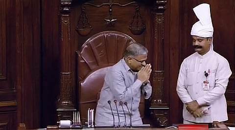 Former Deputy Chairman of Rajya Sabha Harivansh Narayan Singh seeking reelection