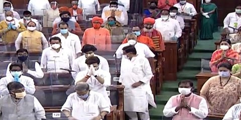 Lok Sabha members (Photo | ANI)