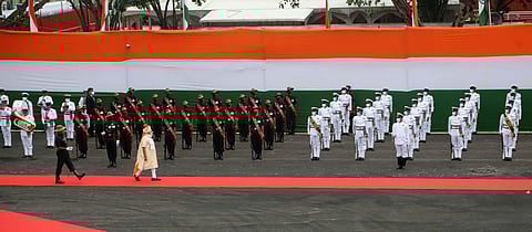 Unveiling his vision of 'Aatmanirbhar Bharat', Modi said the goal is to make India a global manufacturing hub while a Rs 110-lakh crore pipeline of national infrastructure projects is being created to