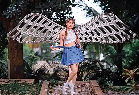 Actor Karunya Ram flaunts jewellery designed by Laxmi Krishna