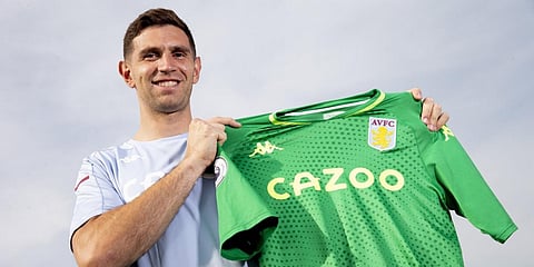 Aston Villa's new goalkeeper Emiliano Martinez (Photo| IANS)