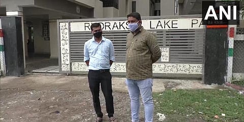 Prakash Bhalani has given shelter to many families in need in his own constructed building named Rudraksh Lake Palace. (Photo } ANI Twitter)