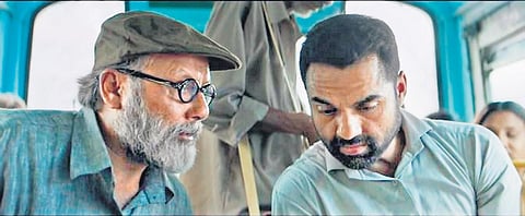 Abhay Deol (R) and Piyush Mishra in 'JL 50'.