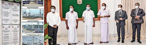 Tamil Nadu Chief Minister Edappadi K Palaniswami inaugurating 25 sub-stations of TNEB from the Secretariat in Chennai on Saturday