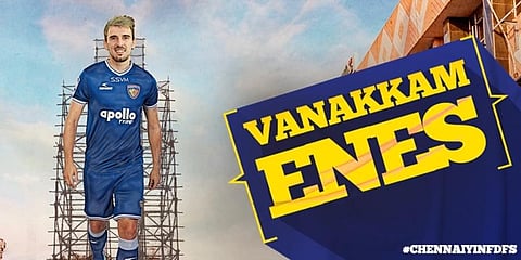 Chennaiyin FC has signed up Bosnia and Herzegovina center-back Enes Sipovic. (Photo | CFC Twitter)