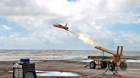 The check out of the air vehicle is done using laptop-based ground control station.