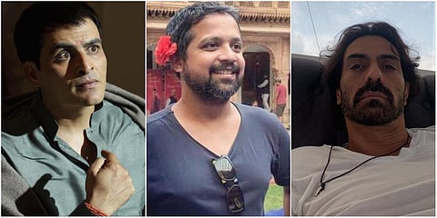 (From left) 'Nail Polish' co-stars Manav Kaul, Anand Tiwari and Arjun Rampal (Photo| IMDb and Instagram)